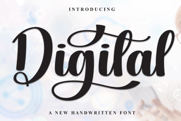 Digital Font - Featured Image