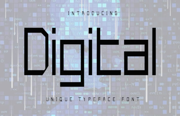 Digital Font - Featured Image