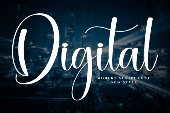 Digital Font - Featured Image