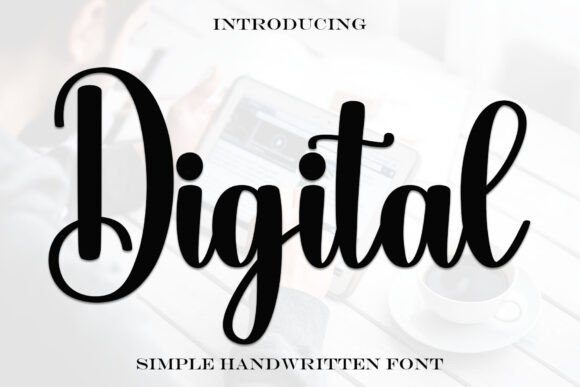 Digital Font - Featured Image
