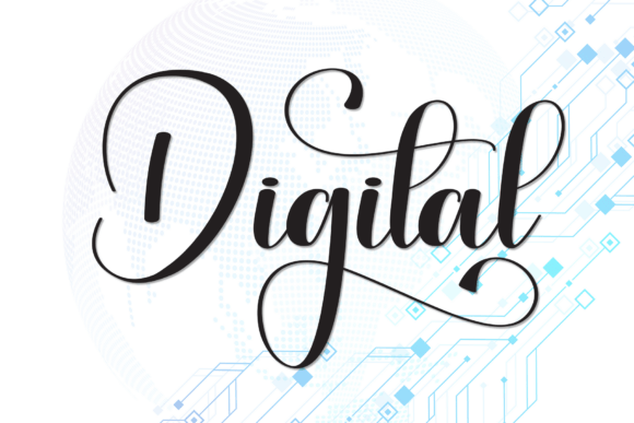 Digital Font - Featured Image