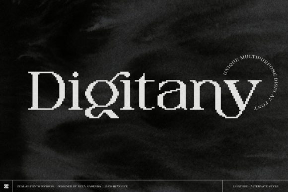 Digitany Font - Featured Image