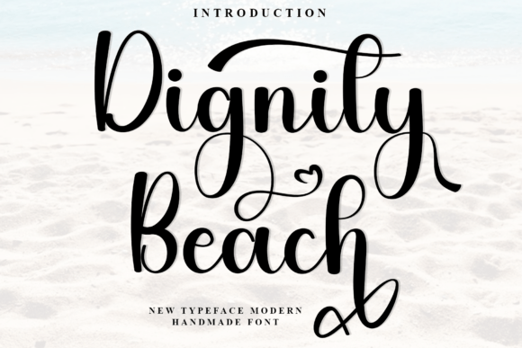 Dignity Beach Font - Featured Image