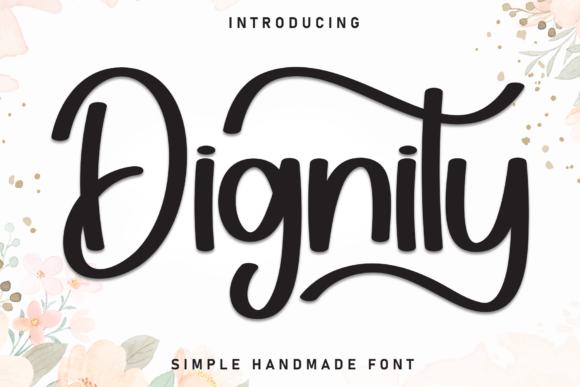Dignity Font - Featured Image