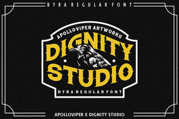 Dignity Studio Font - Featured Image