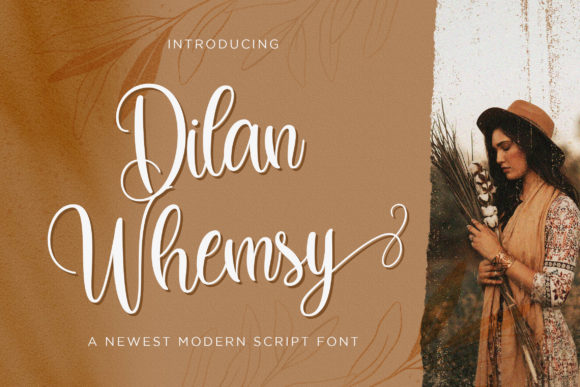 Dilan Whemsy Font - Featured Image