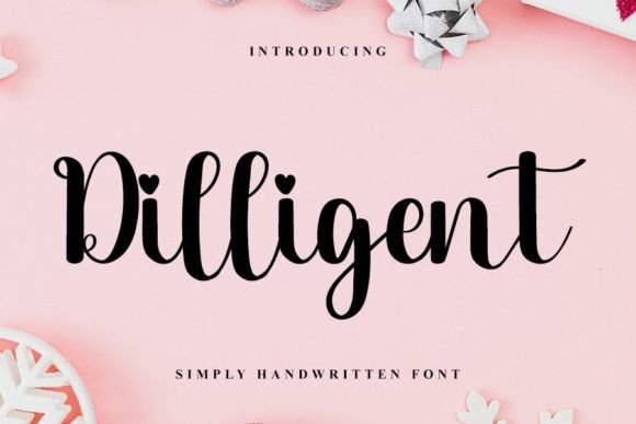 Dilligent Font - Featured Image
