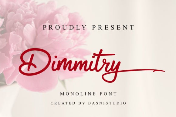 Dimmitry Font - Featured Image