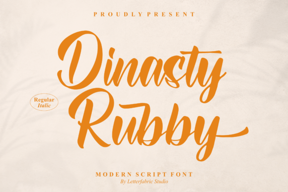 Dinasty Rubby Font - Featured Image