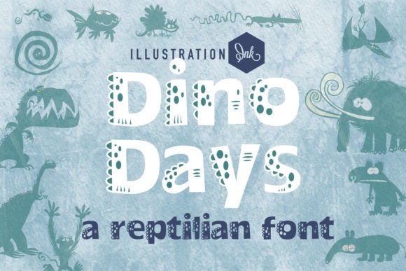 Dino Days Font - Featured Image