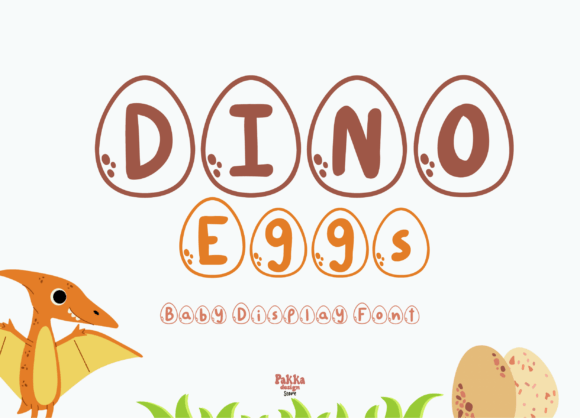 Dino Eggs Font - Featured Image