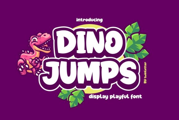 Dino Jumps Font - Featured Image