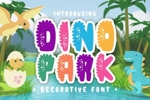 Dino Park Font - Featured Image