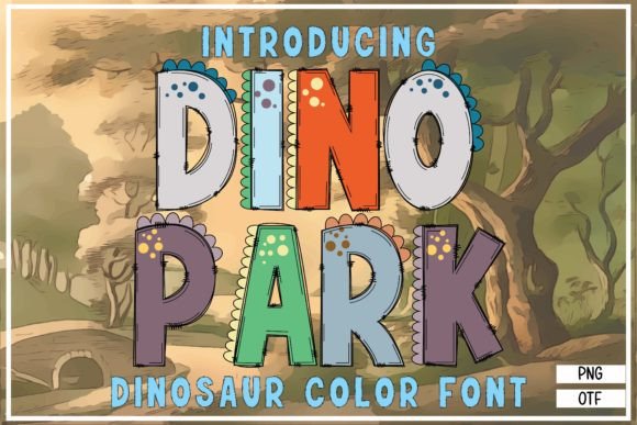 Dino Park Font - Featured Image