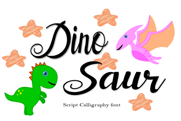 Dino Saur Font - Featured Image