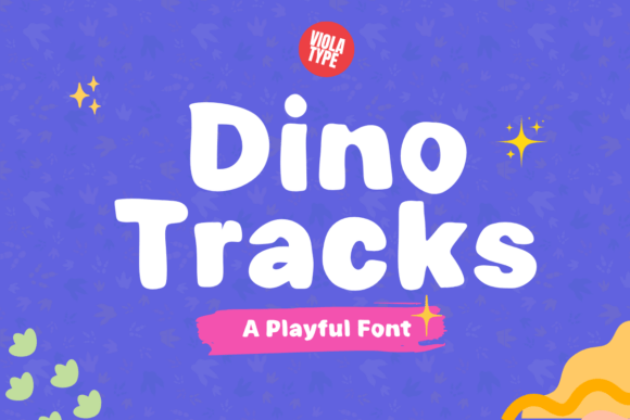 Dino Tracks Font - Featured Image