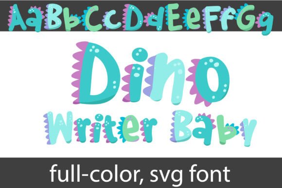 Dino Writer Baby Font - Featured Image