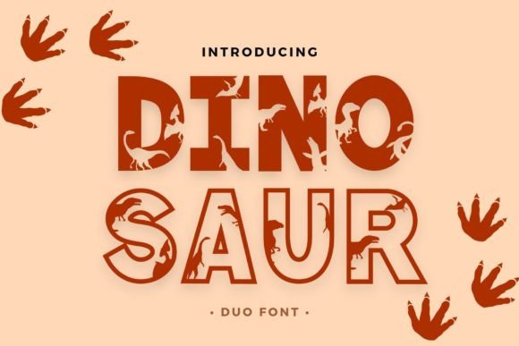 Dinosaur Font - Featured Image