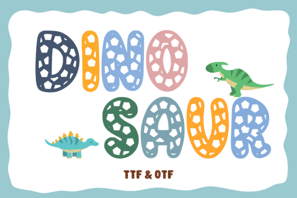 Dinosaur Font - Featured Image