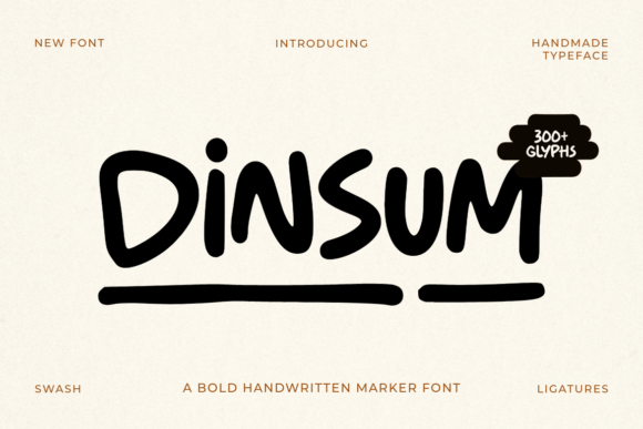 Dinsum Font - Featured Image