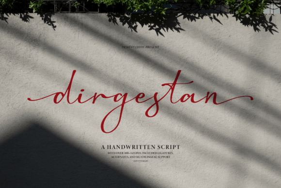 Dirgestan Font - Featured Image