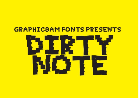 Dirty Note Font - Featured Image