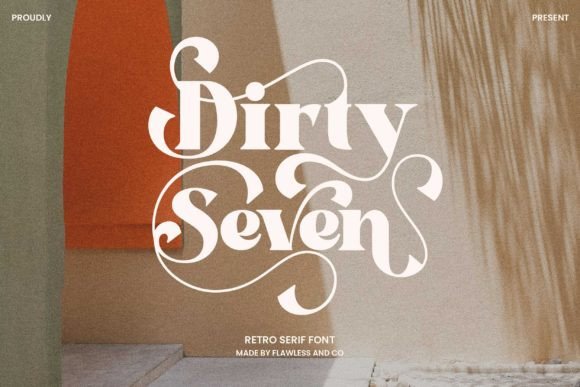 Dirty Seven Font - Featured Image