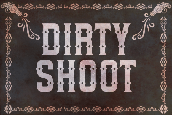Dirty Shoot Font - Featured Image