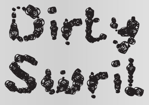 Dirty Swirl Font - Featured Image