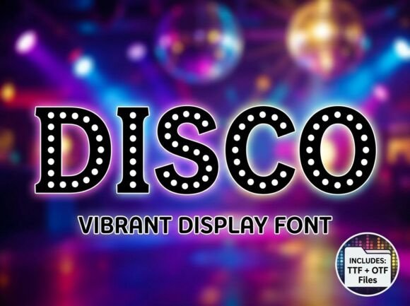 Disco Font - Featured Image