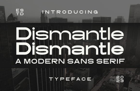 Dismantle Font - Featured Image