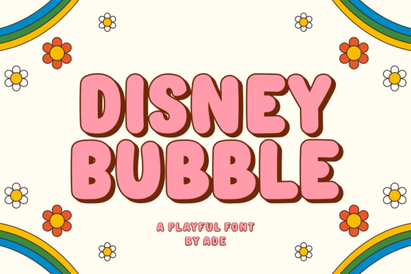 Disney Bubble Font - Featured Image