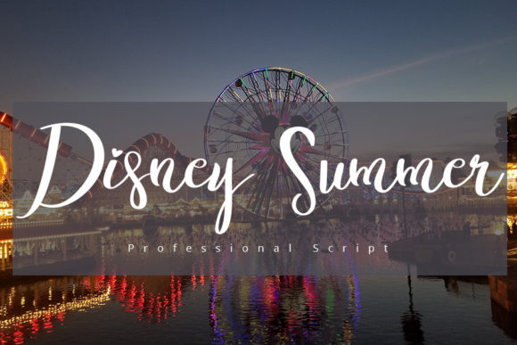 Disney Summer Font - Featured Image