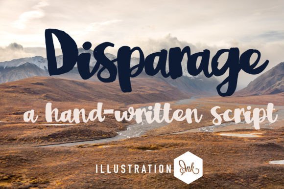 Disparage Font - Featured Image