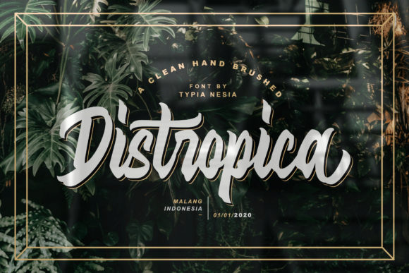Distropica Font - Featured Image