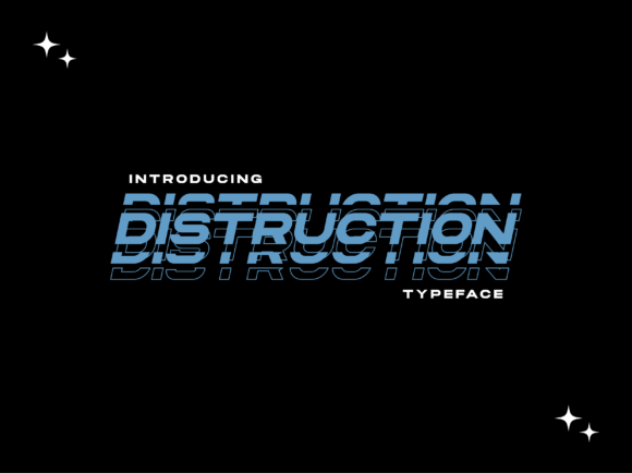 Distruction Font - Featured Image