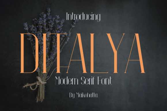 Ditalya Font - Featured Image