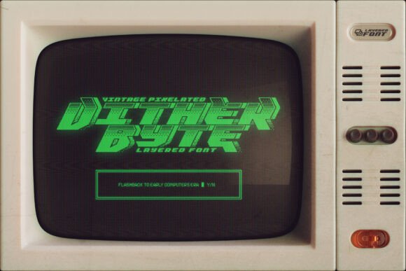 Dither Byte Font - Featured Image