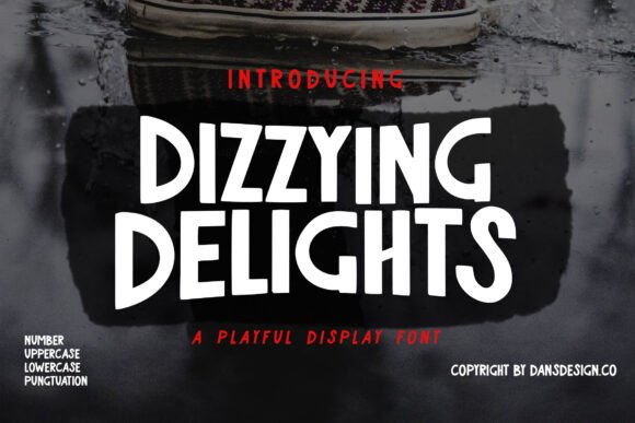 Dizzying Delights Font - Featured Image