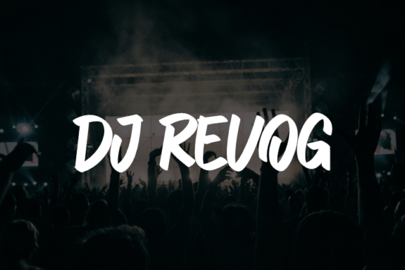 Dj Revog Font - Featured Image