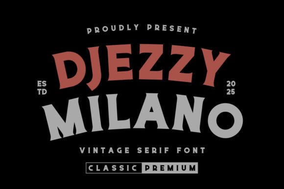 Djezzy Milano Font - Featured Image