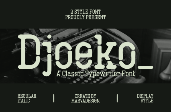 Djoeko Font - Featured Image