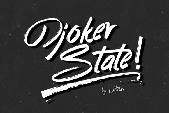Djoker State Font - Featured Image