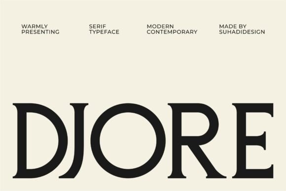 Djore Font - Featured Image