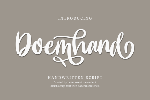 Doemhand Font - Featured Image