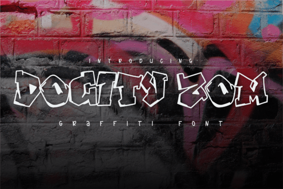 Dogity Zom Font - Featured Image