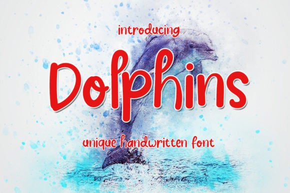 Dolphins Font - Featured Image