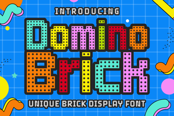 Domino Brick Font - Featured Image