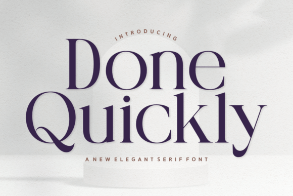 Done Quickly Font - Featured Image
