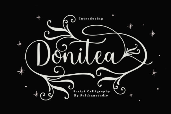 Donitea Script Font - Featured Image